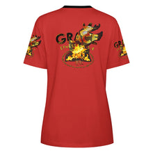 Cargar imagen en el visor de la galería, Grace 101-01 Camiseta de algodón de diseñador para mujer (4 colores) 
