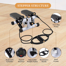Load image into Gallery viewer, YSSOA Mini Stepper with Resistance Band
