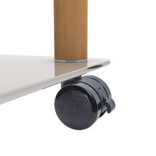 Cargar imagen en el visor de la galería, 2-Tier End/Side Table with Storage Shelves, White+Oak
