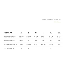 Carica l&#39;immagine nel visualizzatore di Gallery, size_chart_imperial
