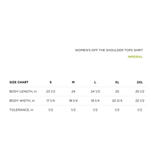 Carica l&#39;immagine nel visualizzatore di Gallery, size_chart_imperial
