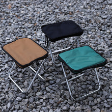 Carica l&#39;immagine nel visualizzatore di Gallery, Outdoor Folding Ultra Light Bench Style Camping Chair (Black, Brown, Green)
