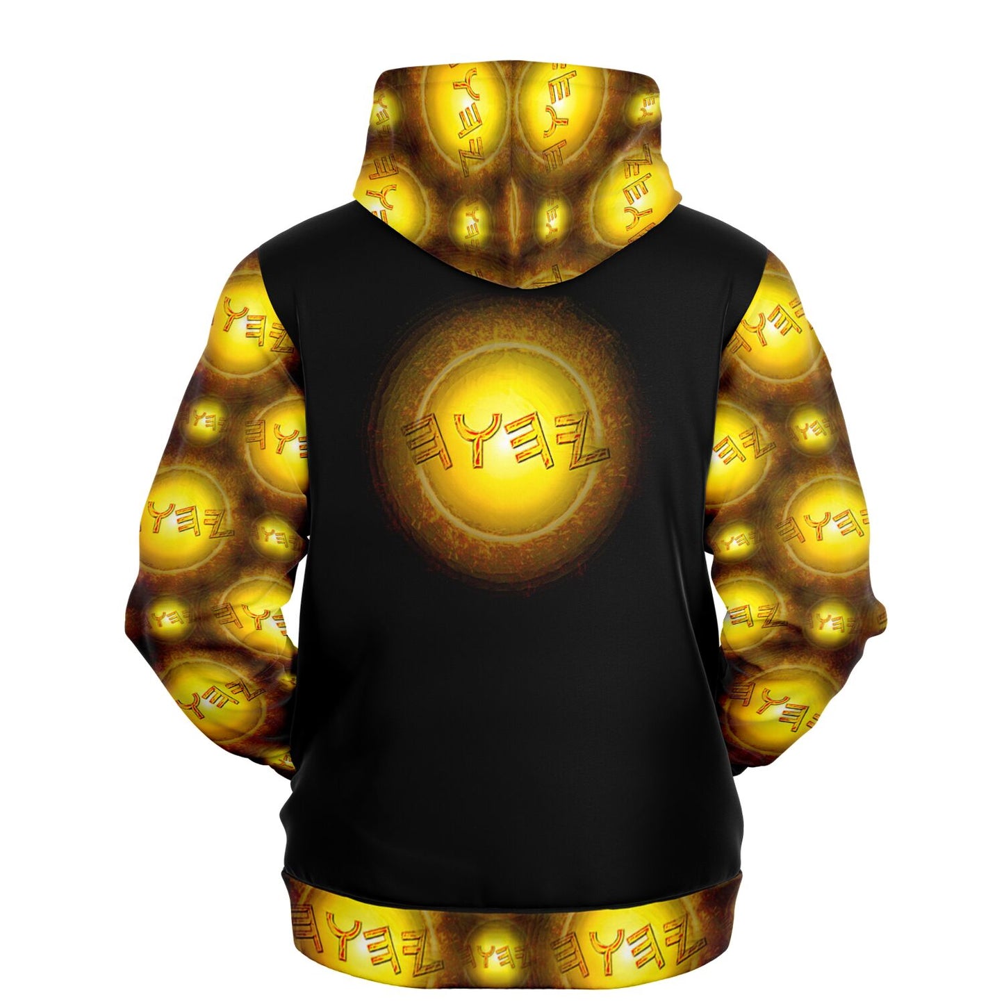 Creator Yahuah 01: Sun, Earth & Fire Designer Triblend Fleece Lined Unisex Hoodie