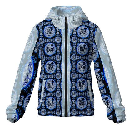 Qadosh (Holy/Set-Apart) Remnant 01-04 Men's Windbreaker | Cotton Imitation Memory 50D 88GSM