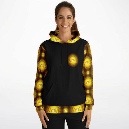 Creator Yahuah 01: Sun, Earth & Fire Designer Triblend Fleece Lined Unisex Hoodie