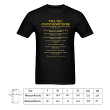 Carica l&#39;immagine nel visualizzatore di Gallery, Ten Commandments 01 Men&#39;s Designer Gildan Cotton T-shirt

