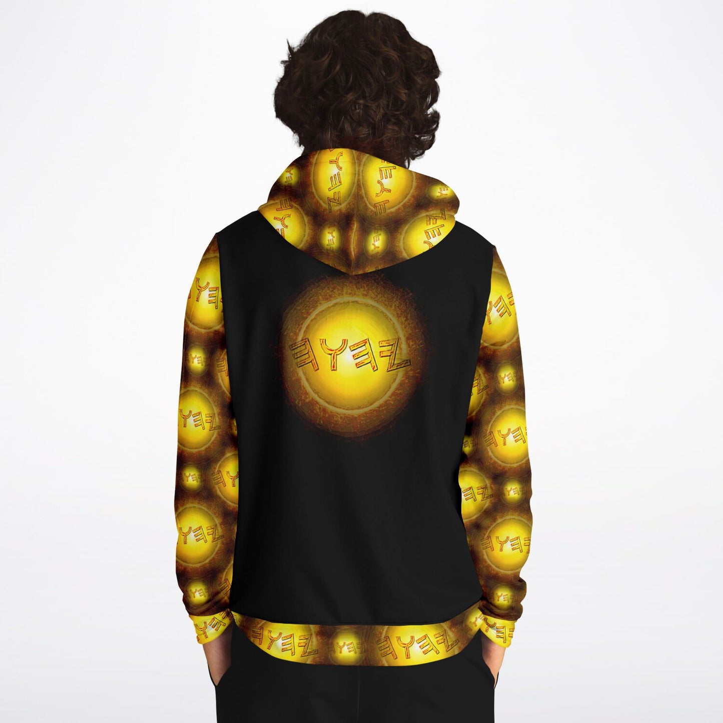Creator Yahuah 01: Sun, Earth & Fire Designer Triblend Fleece Lined Unisex Hoodie
