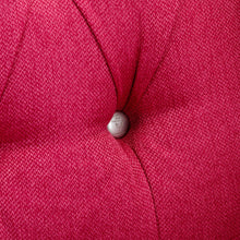 Cargar imagen en el visor de la galería, COOLMORE Modern Upholstered Reclining Accent Armchair, Rose Red
