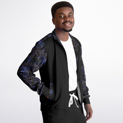 Hebrew Life 01-02 Designer Unisex Track Jacket