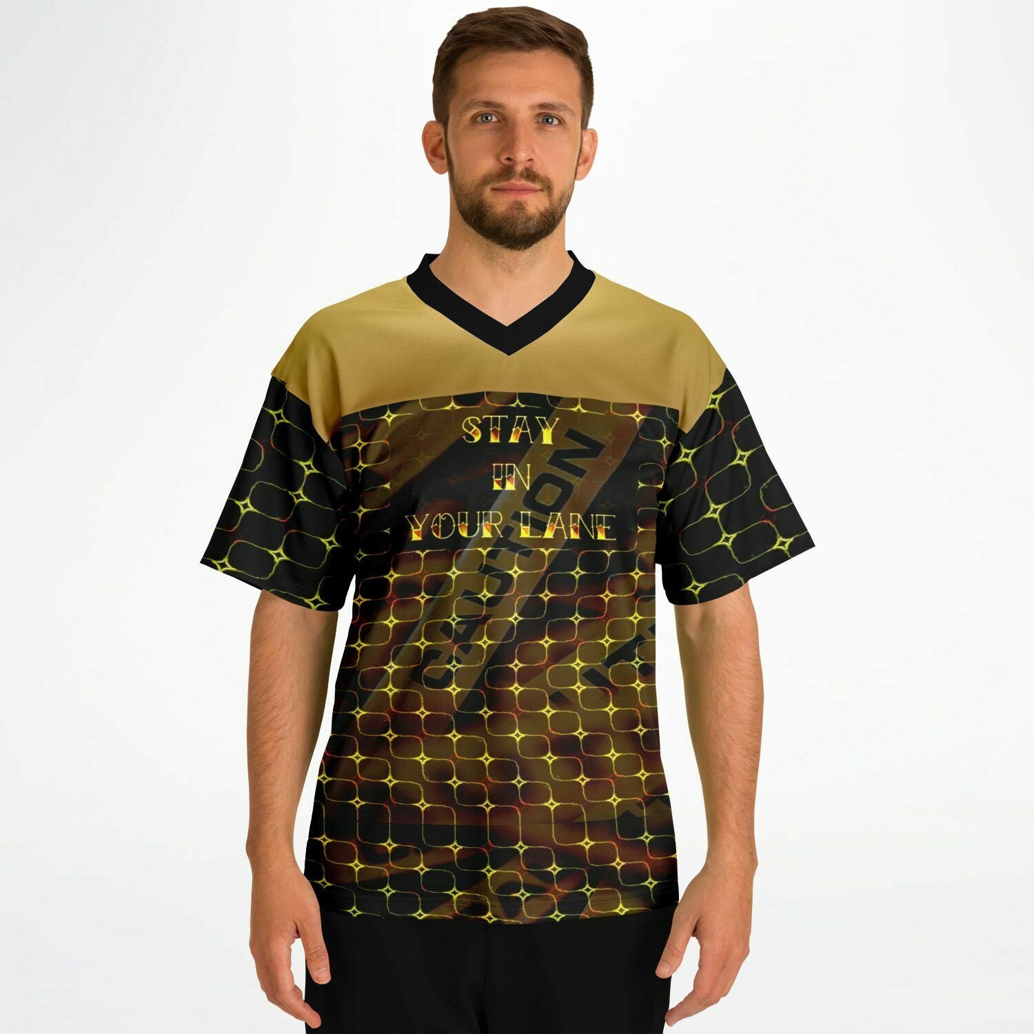 STAY IN YOUR LANE 02-01 Designer Football Jersey