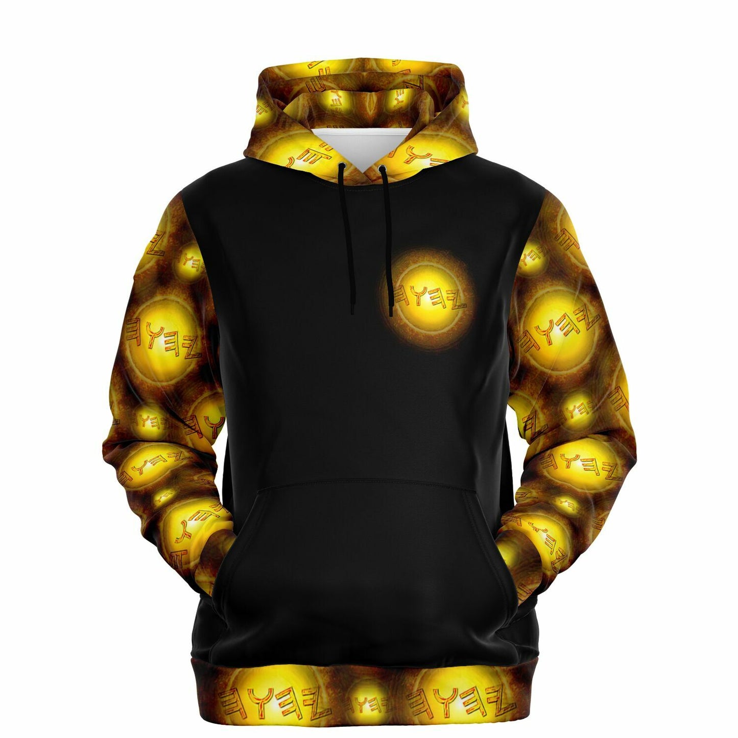 Creator Yahuah 01: Sun, Earth & Fire Designer Triblend Fleece Lined Unisex Hoodie