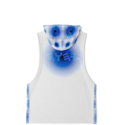 Creator Yahuah 01: Moon, Air & Water Men's Designer Triblend Fleece Lined Drop Armhole Hoodie