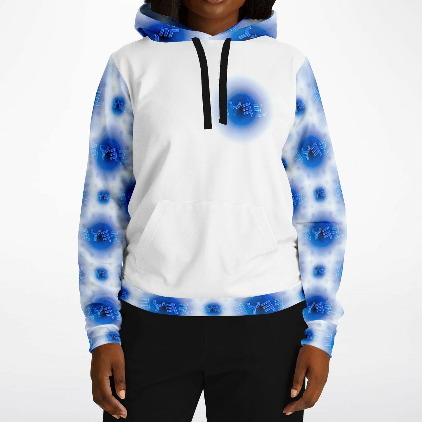 Creator Yahuah 01: Moon, Air & Water Designer Triblend Fleece Lined Unisex Hoodie