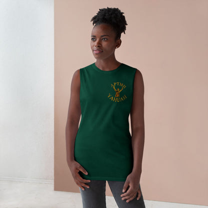 All Praise The Most High Yahuah 01-01 Designer AS Colour Unisex Barnard Tank (10 colors)