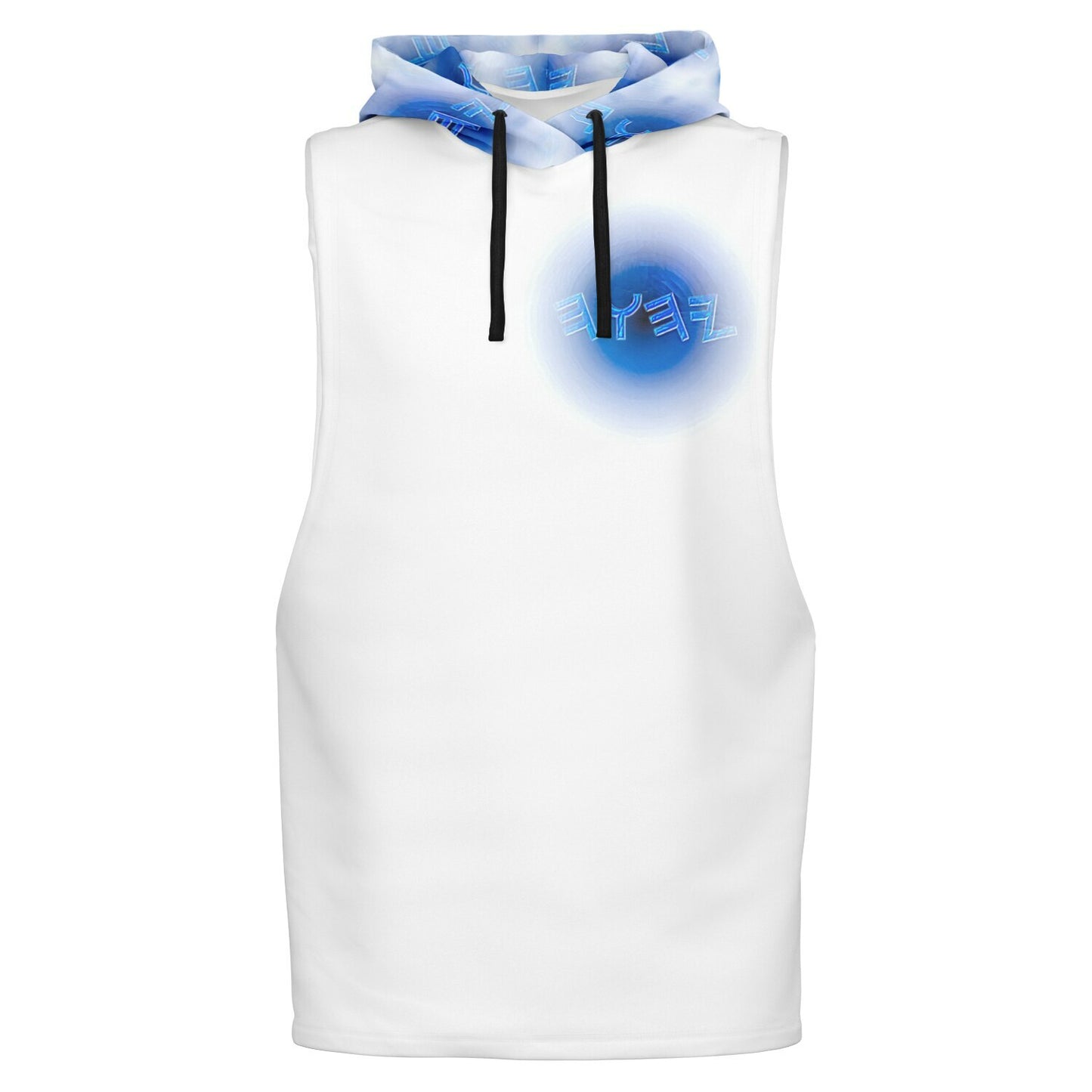 Creator Yahuah 01: Moon, Air & Water Men's Designer Triblend Fleece Lined Drop Armhole Hoodie