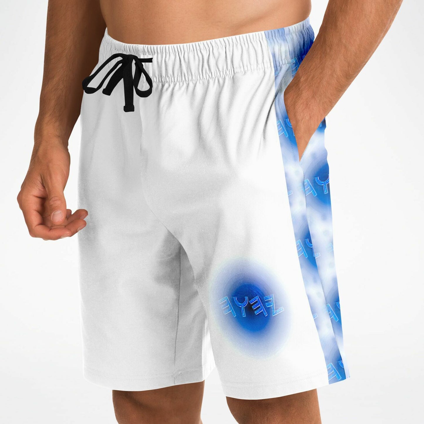 Creator Yahuah 01: Moon, Air & Water Men's Designer Triblend Jogger Shorts