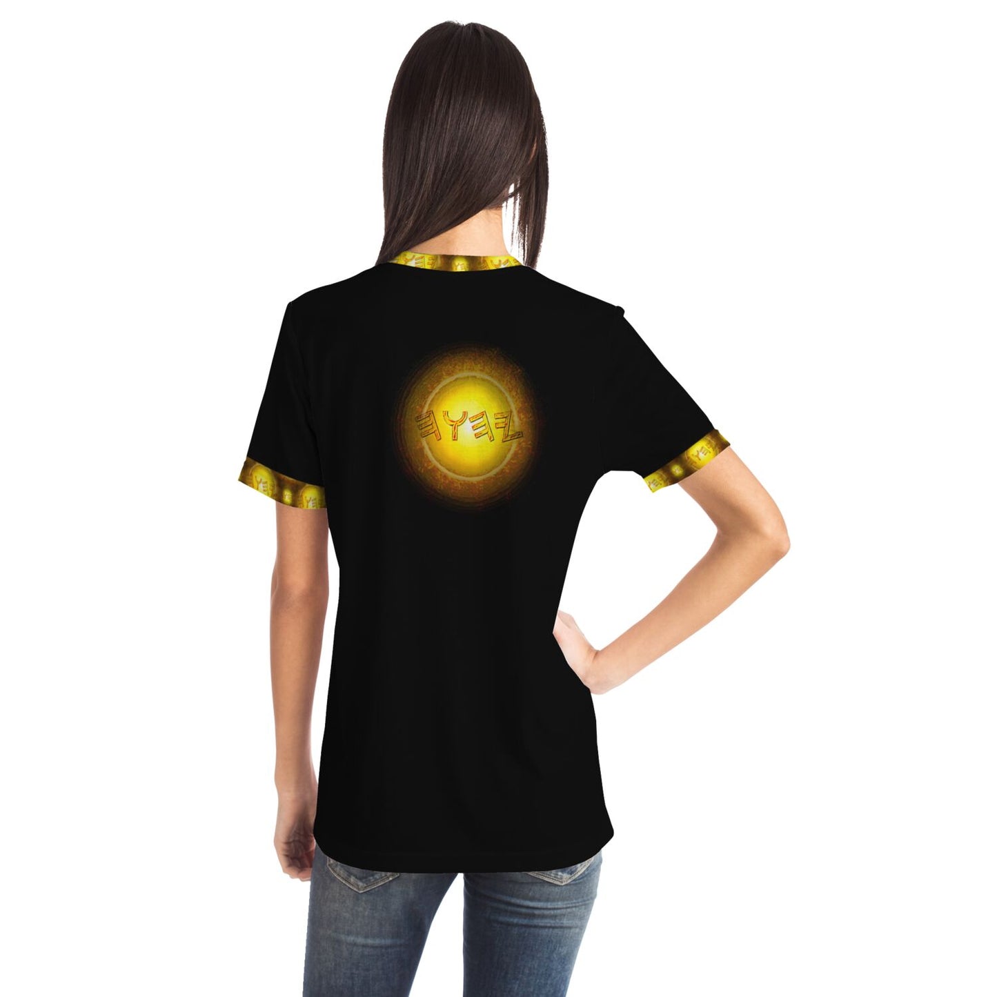 Creator Yahuah 01: Sun, Earth & Fire Designer Unisex Pocket T-shirt