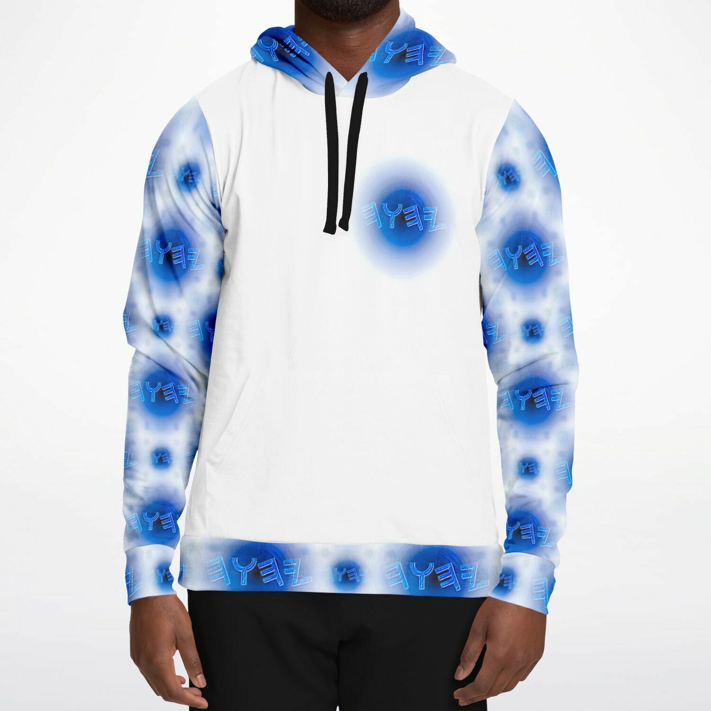 Creator Yahuah 01: Moon, Air & Water Designer Triblend Fleece Lined Unisex Hoodie
