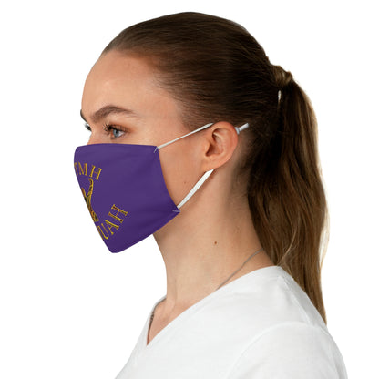 All Praise The Most High Yahuah 01-01 Designer Fabric Face Mask, Purple