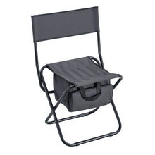 Load image into Gallery viewer, 46 inch Folding Outdoor Table and Chairs Three Piece Furniture Set
