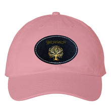 Charger l&#39;image dans la galerie, Yahuah-Tree of Life 01 Designer Valucap Bio-washed Classic Dad Hat with Oval Leather Patch (6 colors)
