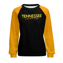 Carica l&#39;immagine nel visualizzatore di Gallery, Tennessee Hebrew 01 Ladies Designer Raglan Round Neck Sweatshirt
