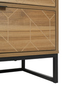 Carica l&#39;immagine nel visualizzatore di Gallery, Modern 7 Drawer Wood Dresser, Walnut Color
