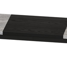 Cargar imagen en el visor de la galería, Modern Design Kitchen Dining Table, Pub Table, Long Dining Table Set with 3 Stools, Convenient Hanging Stool Design (Grey+Black)
