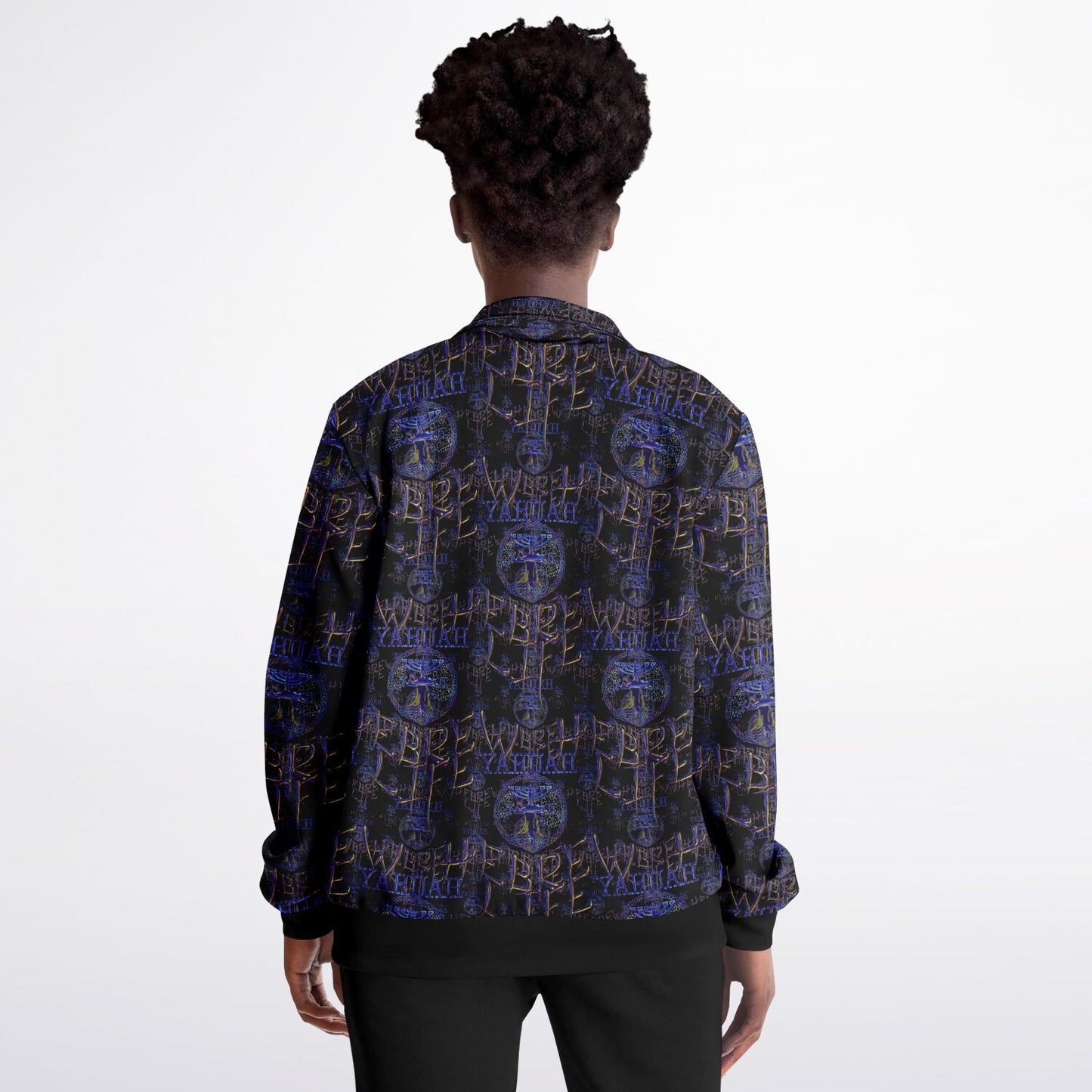 Hebrew Life 01-02 Designer Unisex Track Jacket