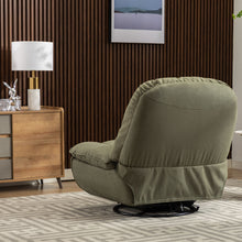 Charger l&#39;image dans la galerie, Smart Power 270° Swivel Glider Recliner Gaming Chair with USB Charger, Phone Holder, Hidden Storage Compartments and Bluetooth Music Player, Green
