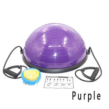 Charger l&#39;image dans la galerie, Half Balance Yoga Fitness Ball Trainer with Resistance Bands
