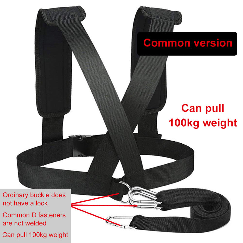 Weight Bearing Shoulder Strap Running Exercise Workout Resistance Bands for Speed Training