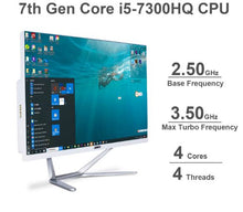 Carica l&#39;immagine nel visualizzatore di Gallery, HYSTOU 23.8 inch Core i5-7300HQ All-in-One Computer with 8G DDR3L SDRAM, 1TB Hard Drive
