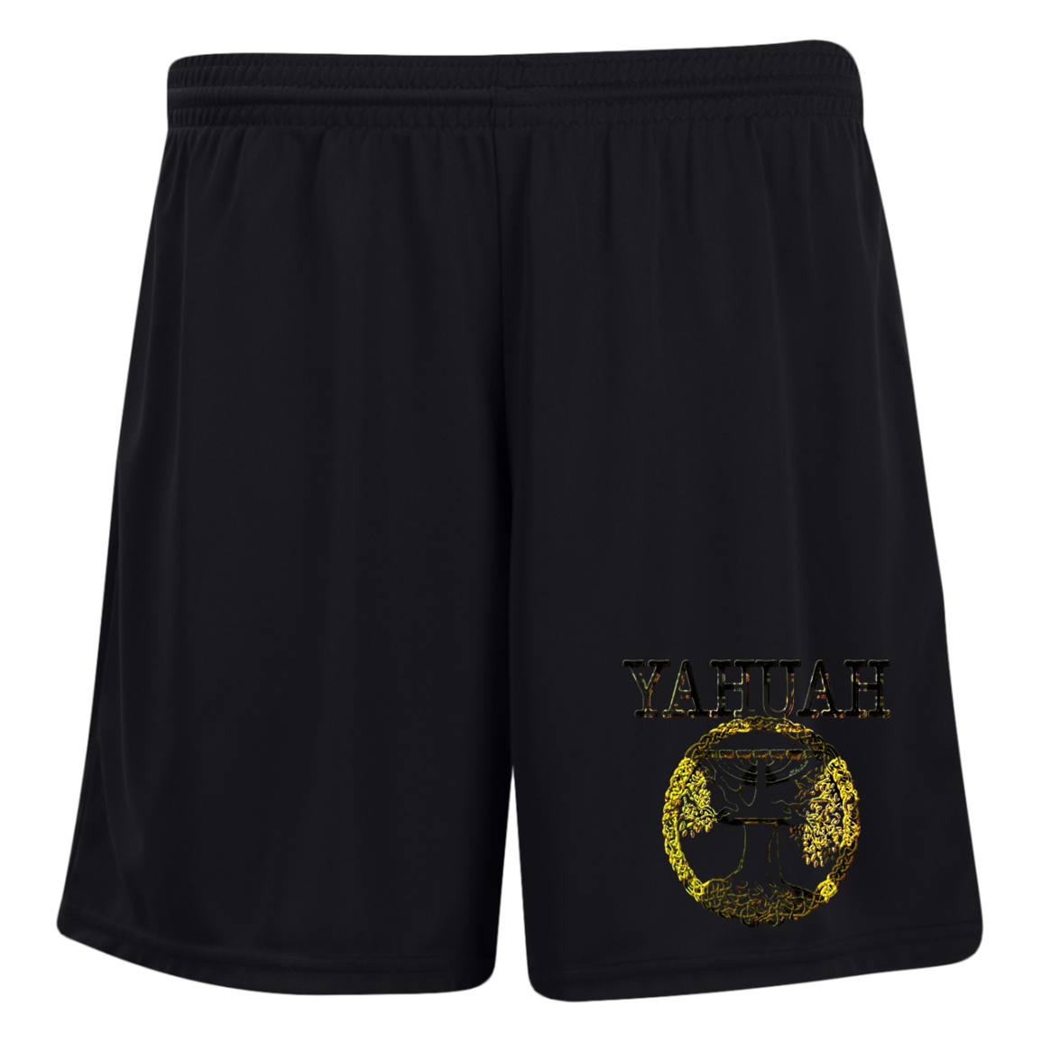 Yahuah Yahusha 04 Pantalones cortos de entrenamiento de entrepierna de 7 pulgadas que absorben la humedad (5 colores) 