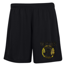 Cargar imagen en el visor de la galería, Yahuah Yahusha 04 Pantalones cortos de entrenamiento de entrepierna de 7 pulgadas que absorben la humedad (5 colores) 
