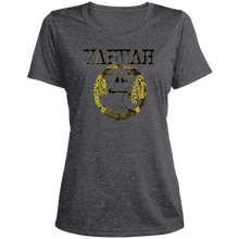 Cargar imagen en el visor de la galería, Yahuah Yahusha 04 Camiseta de alto rendimiento con cuello redondo y diseñador para mujer (3 colores) 
