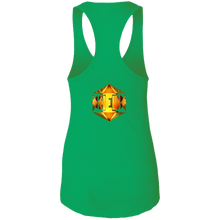 Cargar imagen en el visor de la galería, Hebrew World 01-01 Ladies Designer Ideal Racerback Cotton Tank Top (10 colors)
