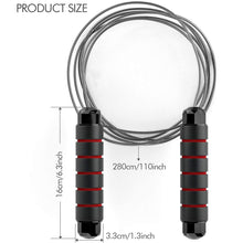 Carica l&#39;immagine nel visualizzatore di Gallery, Tangle Free Rapid Speed Cable Jump Rope with Ball Bearings
