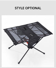 Cargar imagen en el visor de la galería, Portable Ultra Light Folding Camp Table with Cup Holders (Black/Blue)
