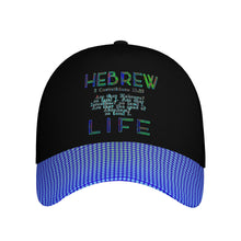 Cargar imagen en el visor de la galería, Hebrew Life 02-05 Gorra de béisbol de ala curva de diseñador 
