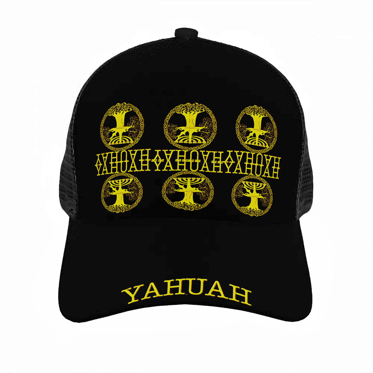 Yahuah-Tree of Life 02-01 Royal Designer Trucker Cap