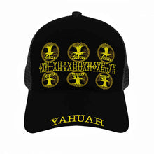 Cargar imagen en el visor de la galería, Yahuah-Tree of Life 02-01 Royal Designer Trucker Cap
