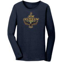 Load image into Gallery viewer, I AM HEBREW 02 Ladies Designer Bella + Canvas Long Sleeve Cotton T-shirt (5 Colors)
