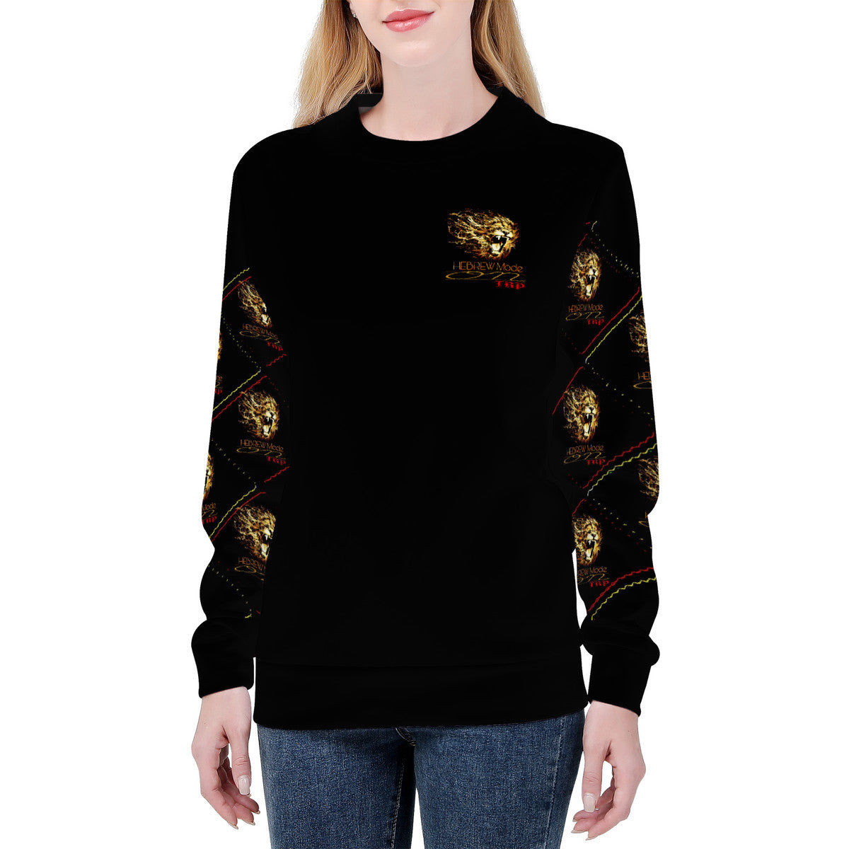 Hebrew Mode - On 02 Ladies Designer Sweatshirt