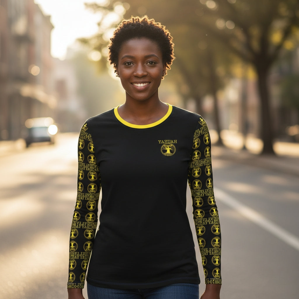 Yahuah-Tree of Life 02-01 Camiseta de jersey de diseñador para mujer Elect 