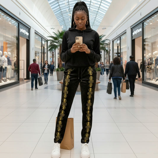 Yahuah-Tree of Life 02-01 Elect Designer Open Bottom Lounge Joggers