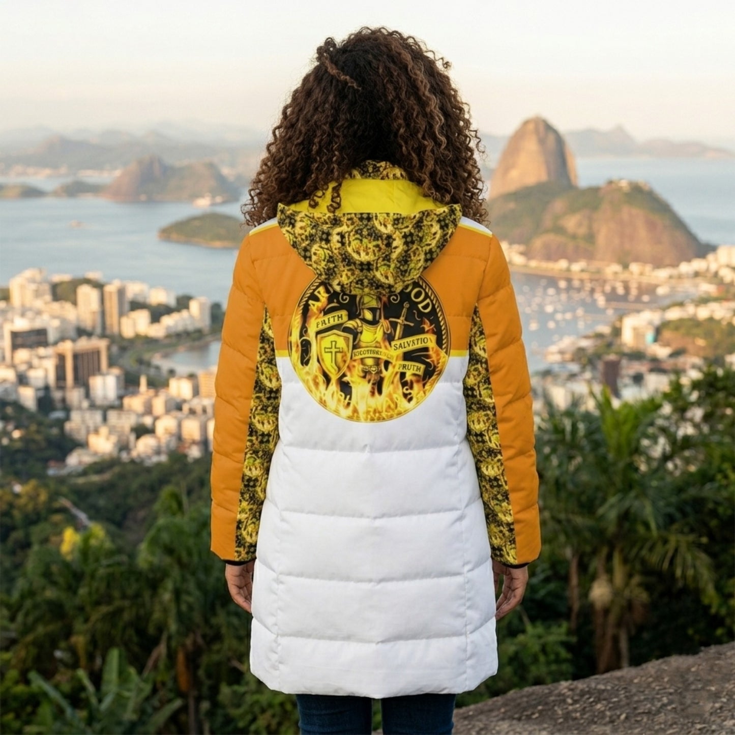 ARMOR OF GOD 01 Women's Puffer Jacket