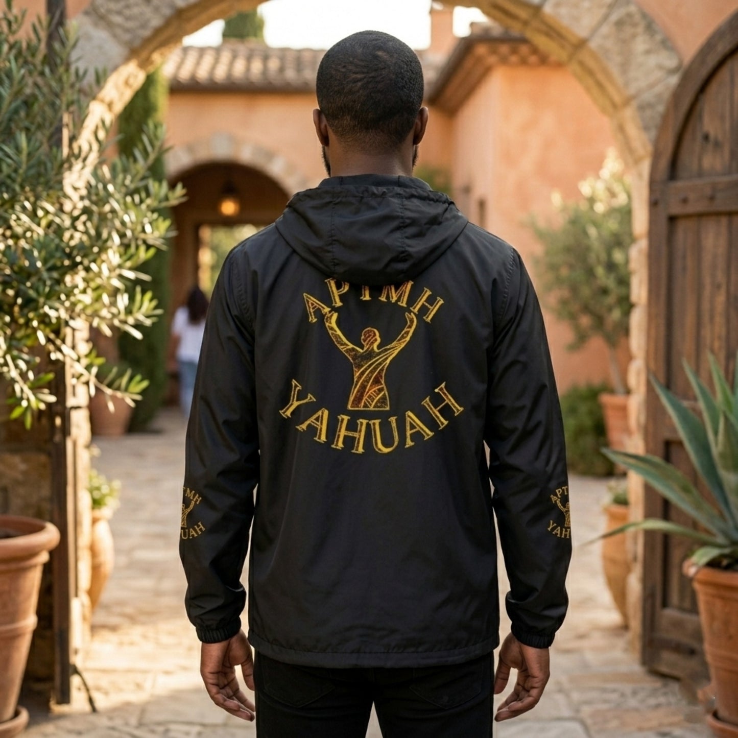 All Praise The Most High Yahuah 01-01 Designer Independent Trading Co. Unisex Windbreaker (4 colors)