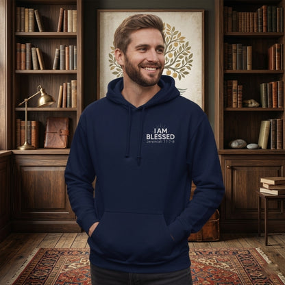 I AM BLESSED 01-01 Designer Gildan Classic Heavy Blend Unisex Hoodie (6 colors)