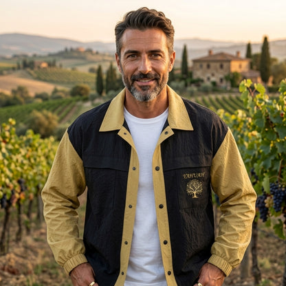 Yahuah-Tree of Life 01 Elect Men's Flap Pocket Shirt